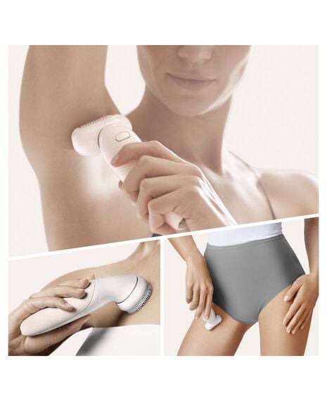 Silk-épil 9 Flex Epilator with Exfoliation Brush